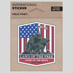 HOLD FAST Land of the Free Sticker