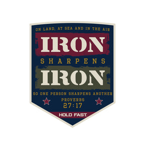 Kerusso Iron Sharpens Iron Sticker