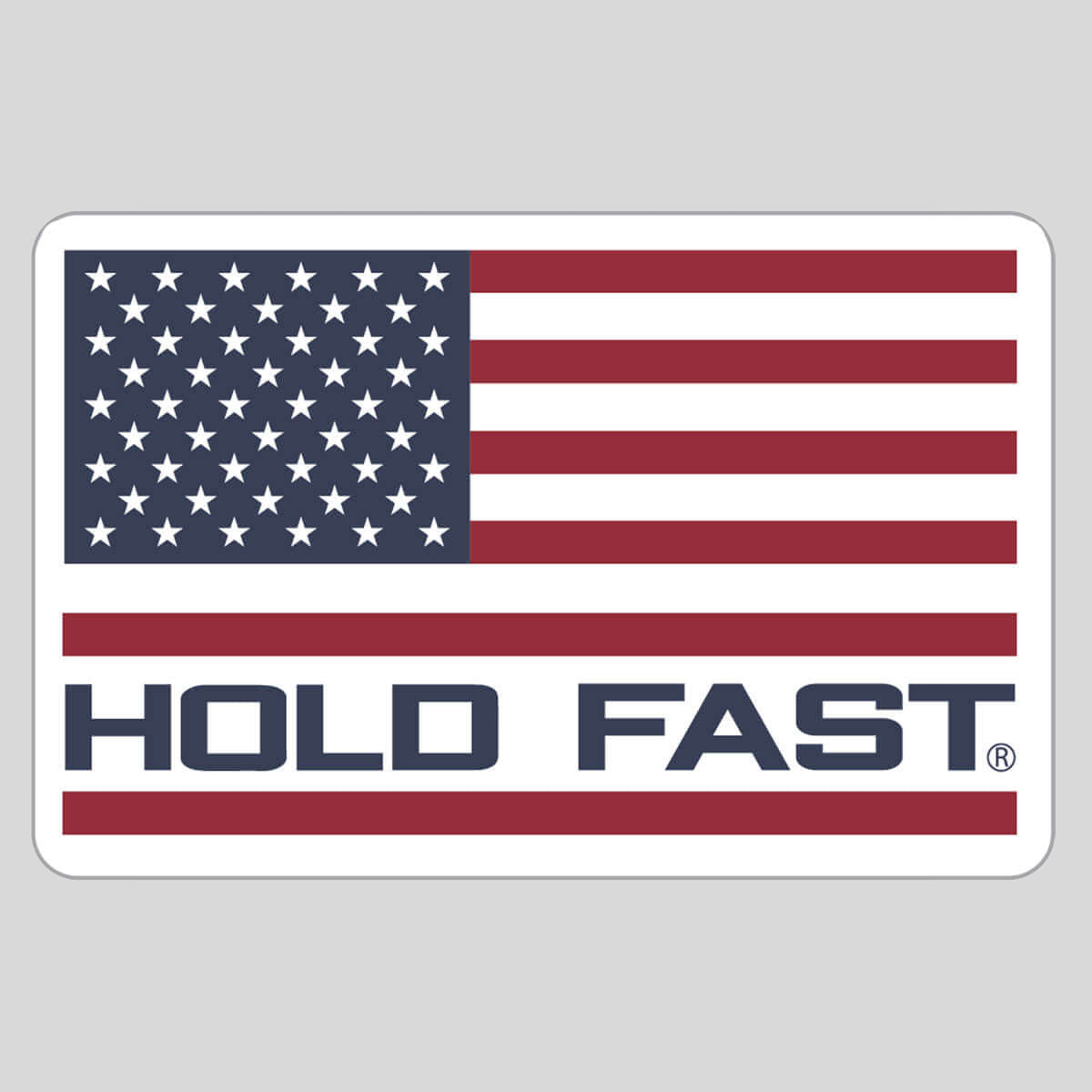HOLD FAST Flag Sticker