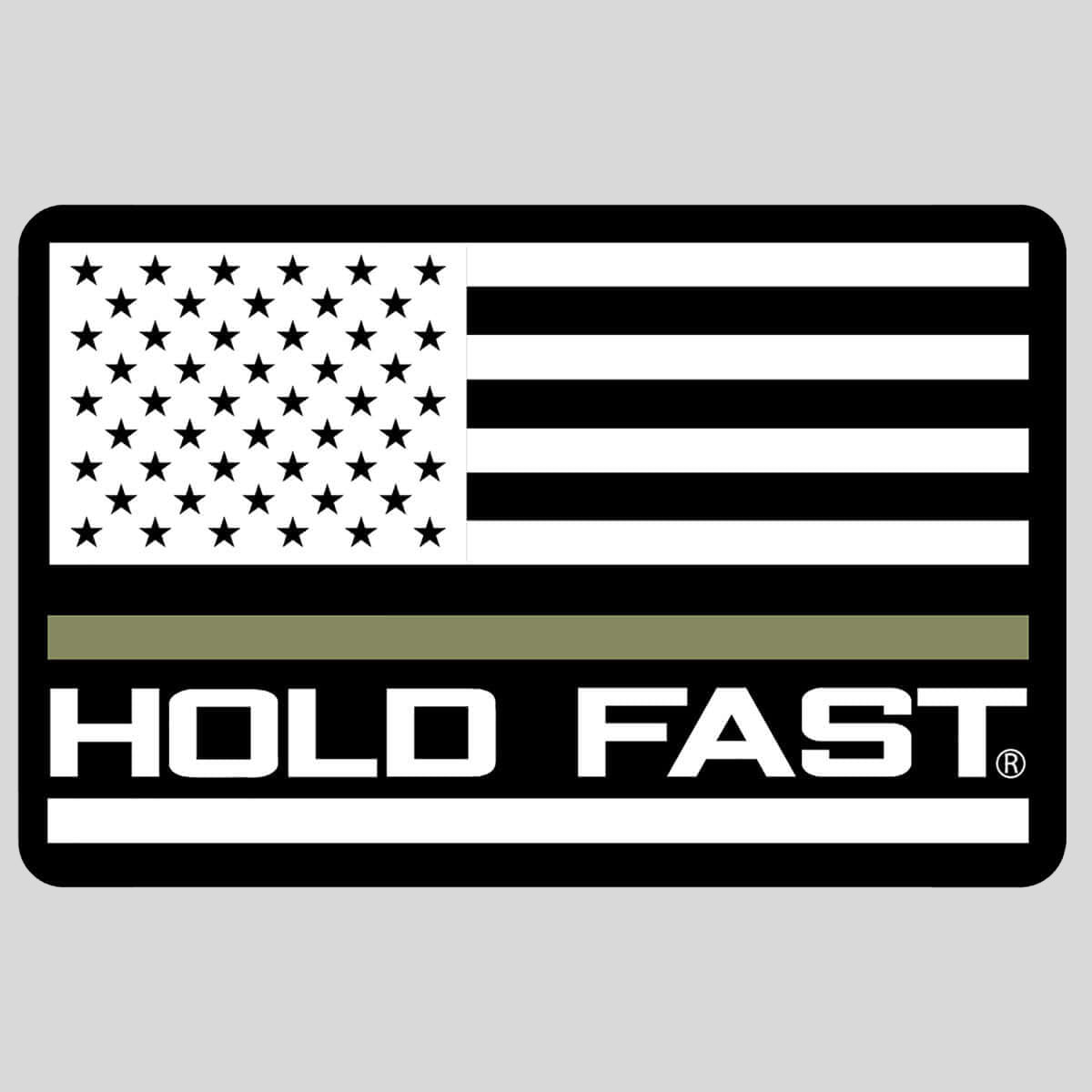 HOLD FAST Military Flag Sticker