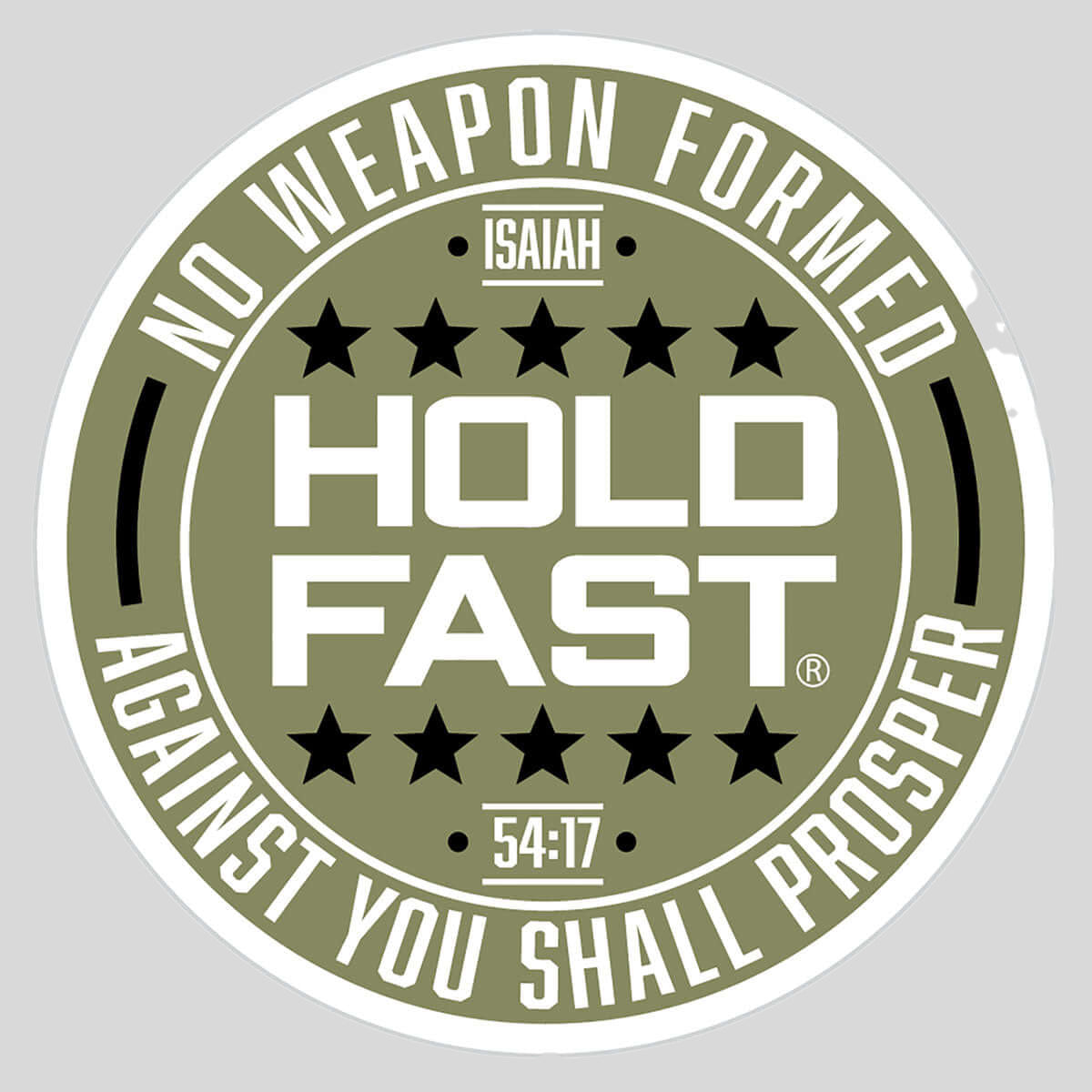 HOLD FAST No Weapon Sticker Main image