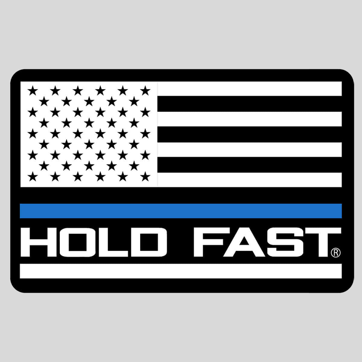 HOLD FAST Police Flag Sticker Main image