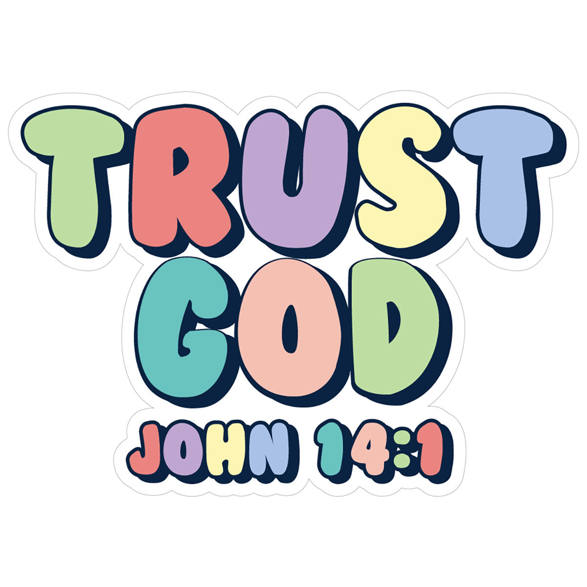 Kerusso Sticker Trust God Secondary image