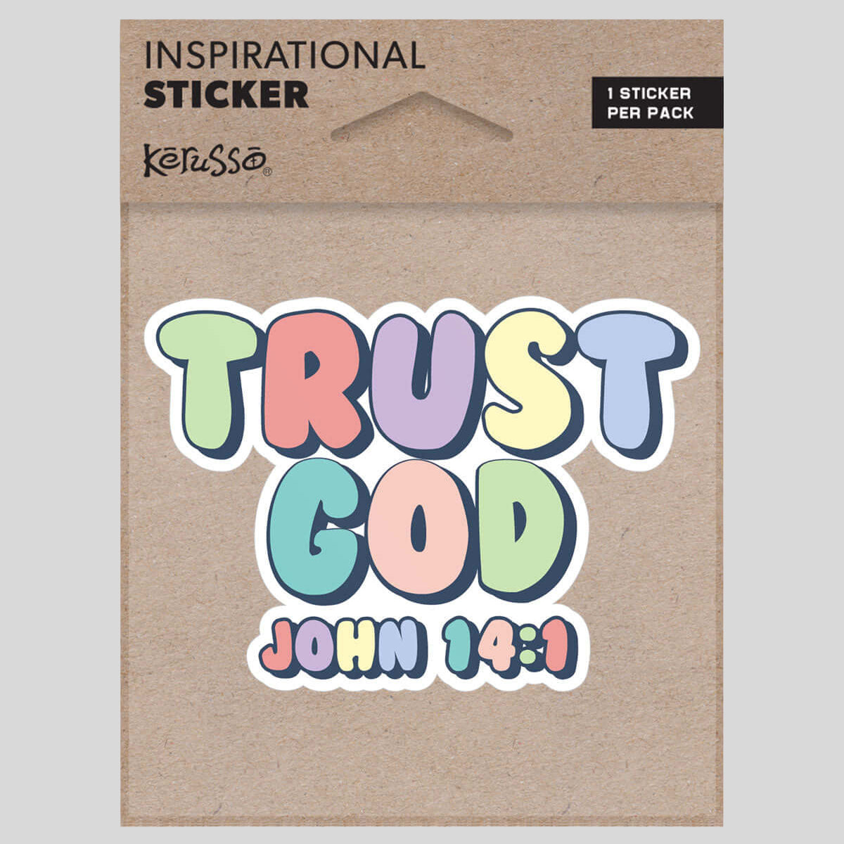 Kerusso Sticker Trust God Main image