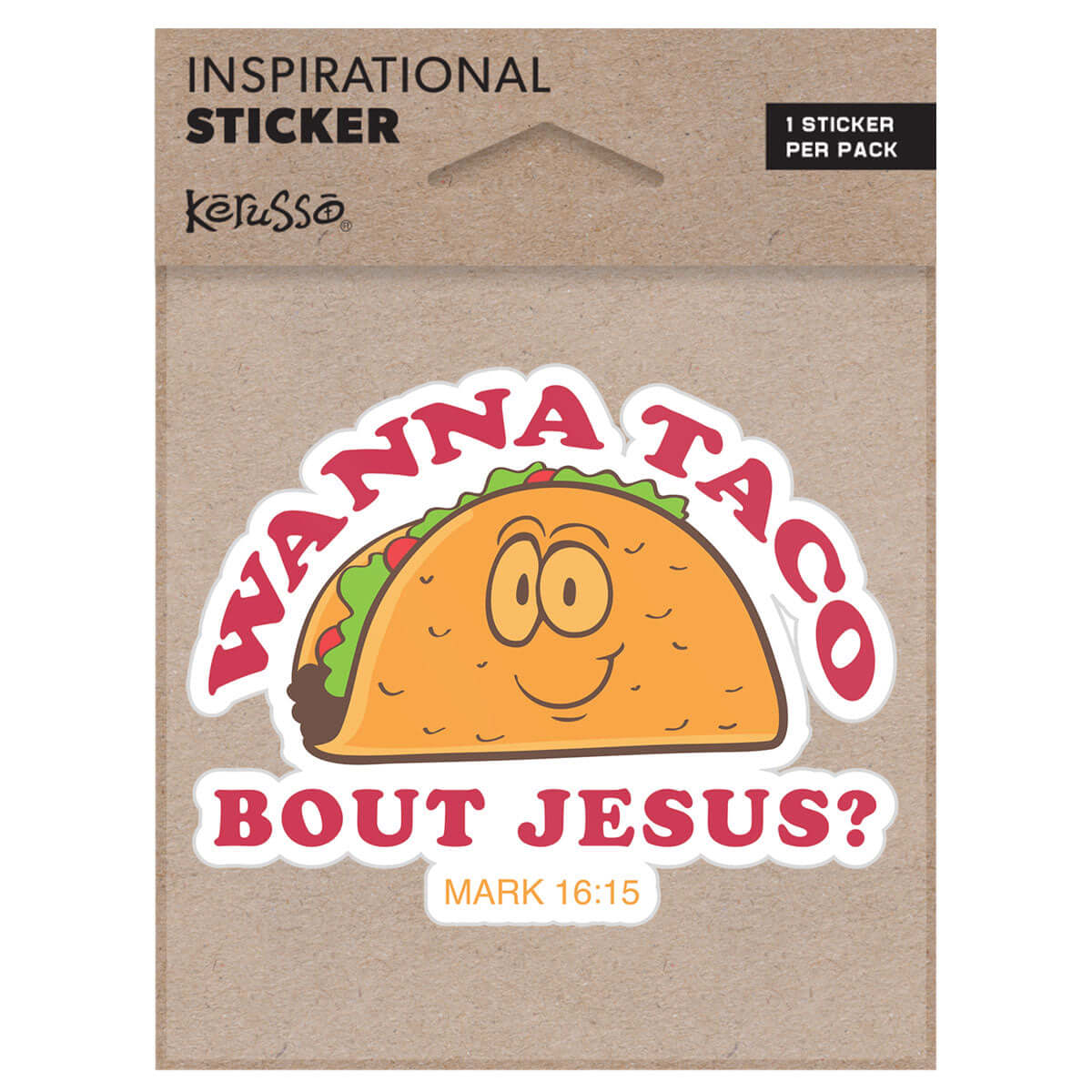 Kerusso Sticker Wanna Taco