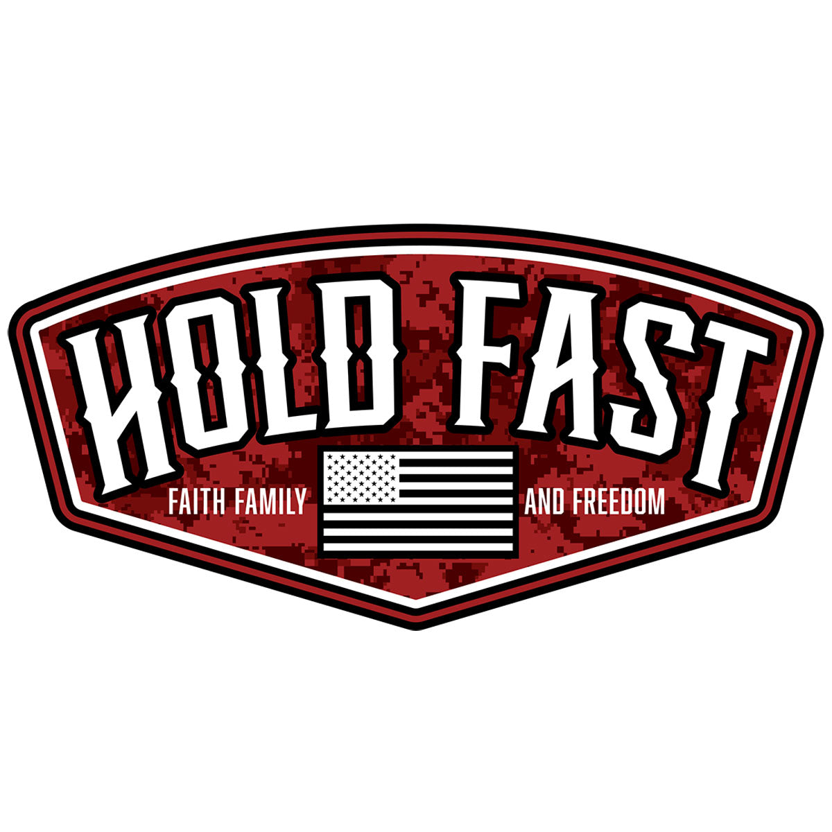 HOLD FAST Sticker Camo Badge Secondary image