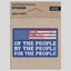 HOLD FAST Sticker Of The People