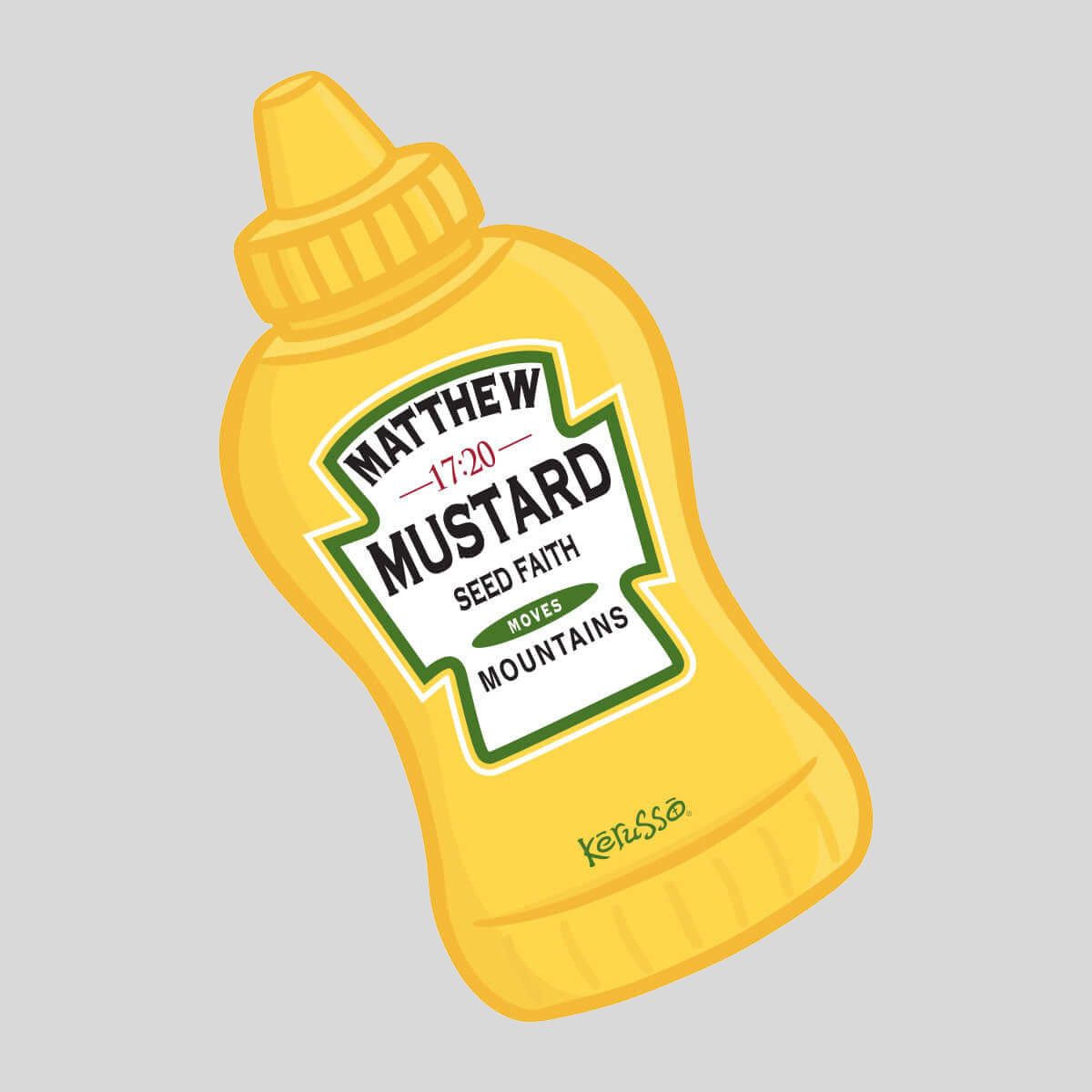 Kerusso Sticker Mustard Secondary image