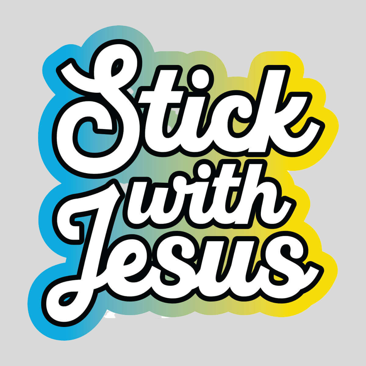 Kerusso Sticker Stick With Jesus