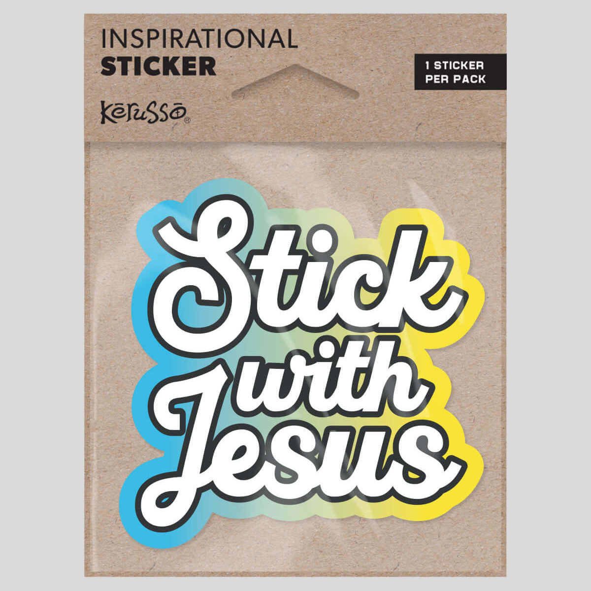 Kerusso Sticker Stick With Jesus Main image