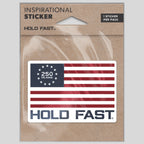 HOLD FAST Sticker 250 Flag