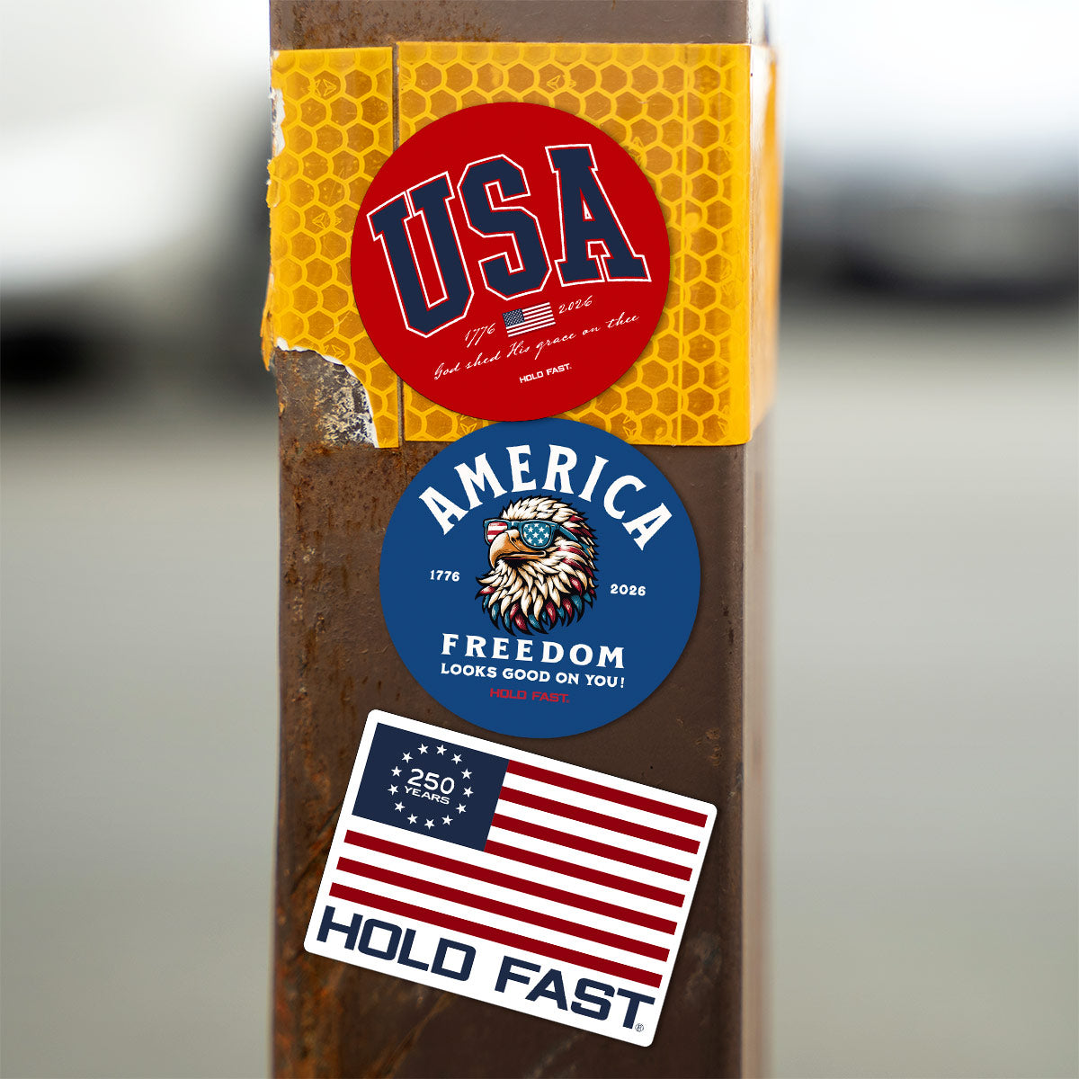 HOLD FAST Sticker USA Strong