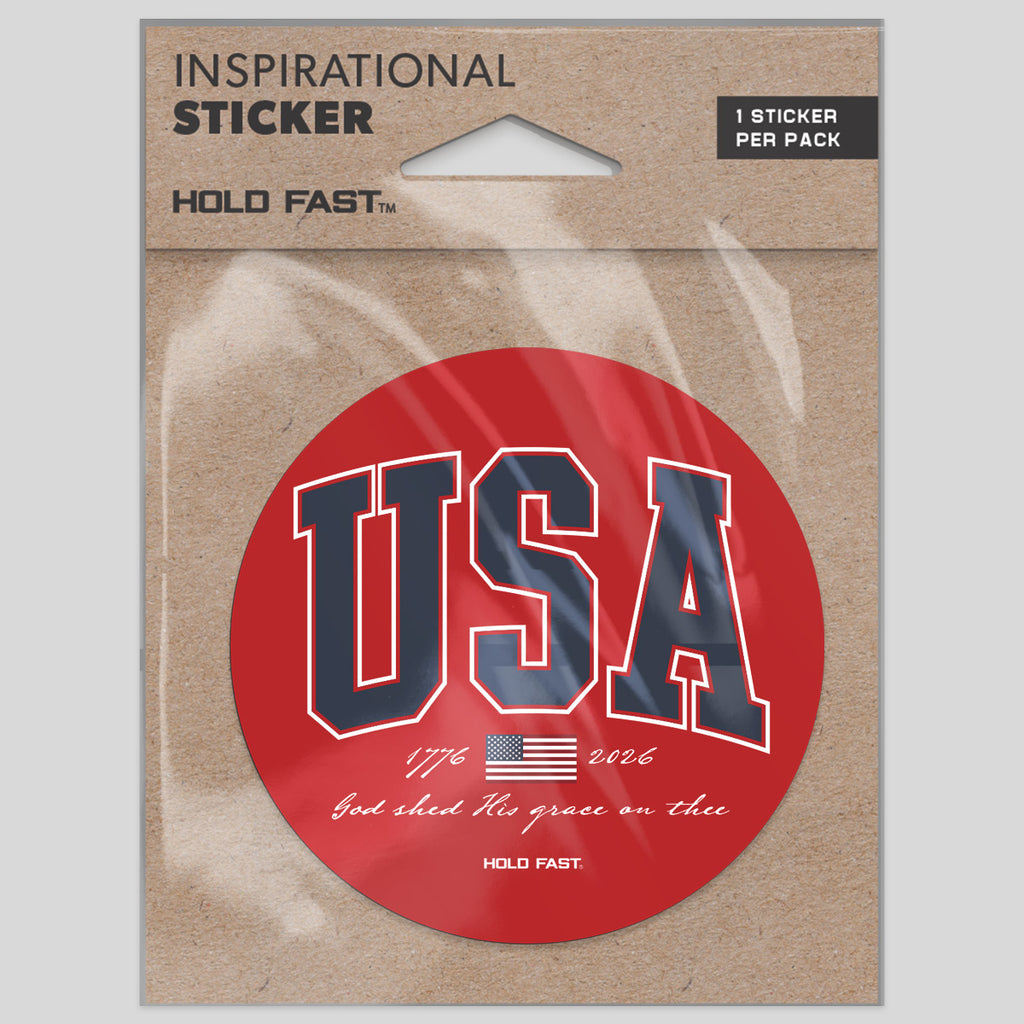 HOLD FAST Sticker USA Strong
