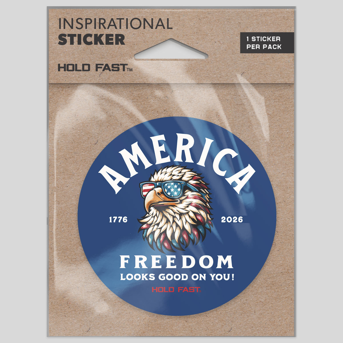 HOLD FAST Sticker America Eagle