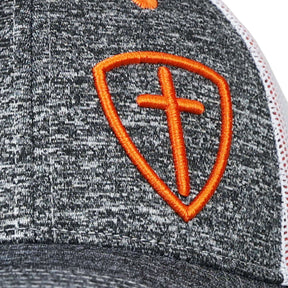 Kerusso Mens Cap Gray Cross Shield