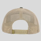 Kerusso Mens Cap Leather Cross Olive