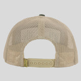 Kerusso Mens Cap Leather Cross Olive