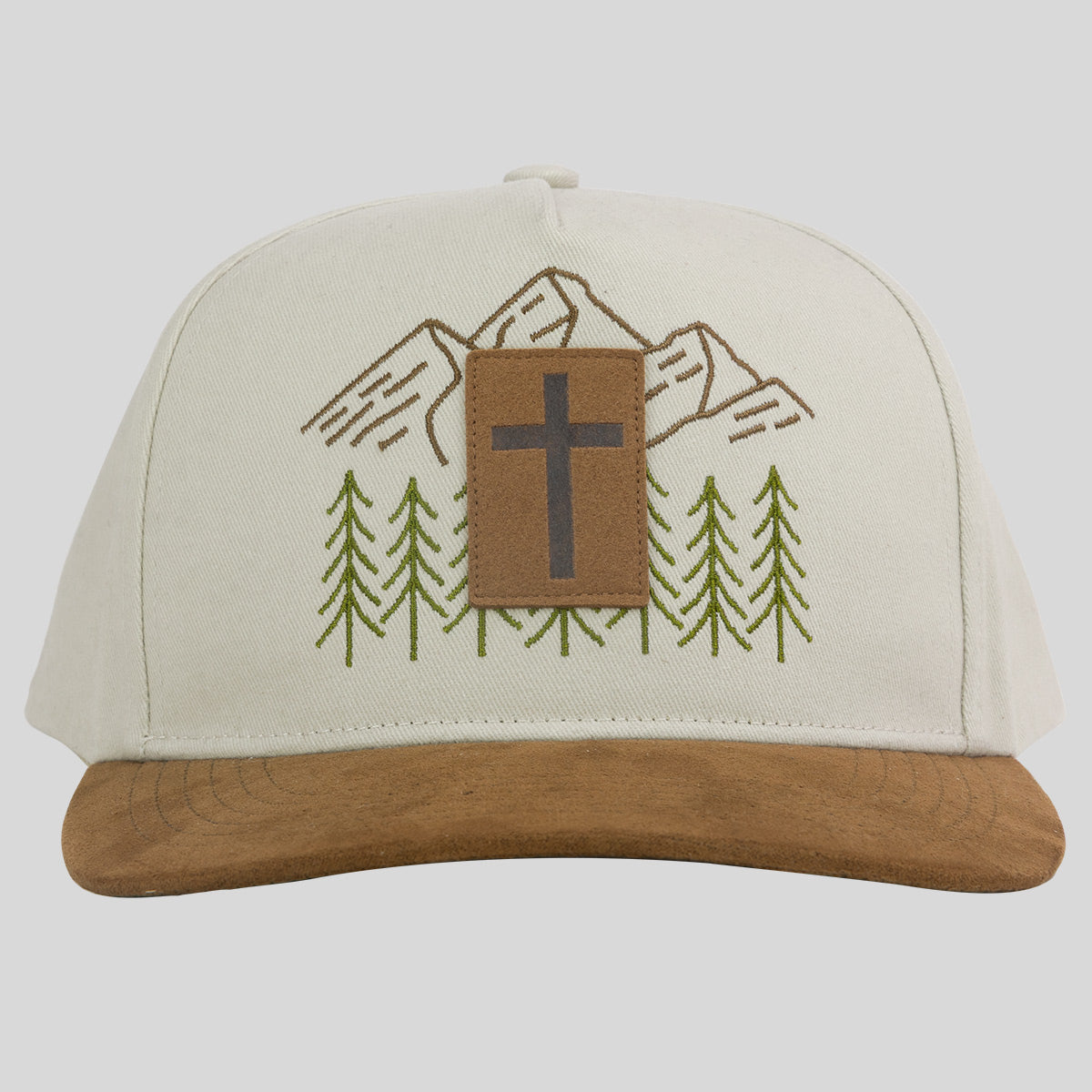 Kerusso Mens Cap Faux Suede Cross Patch Secondary image
