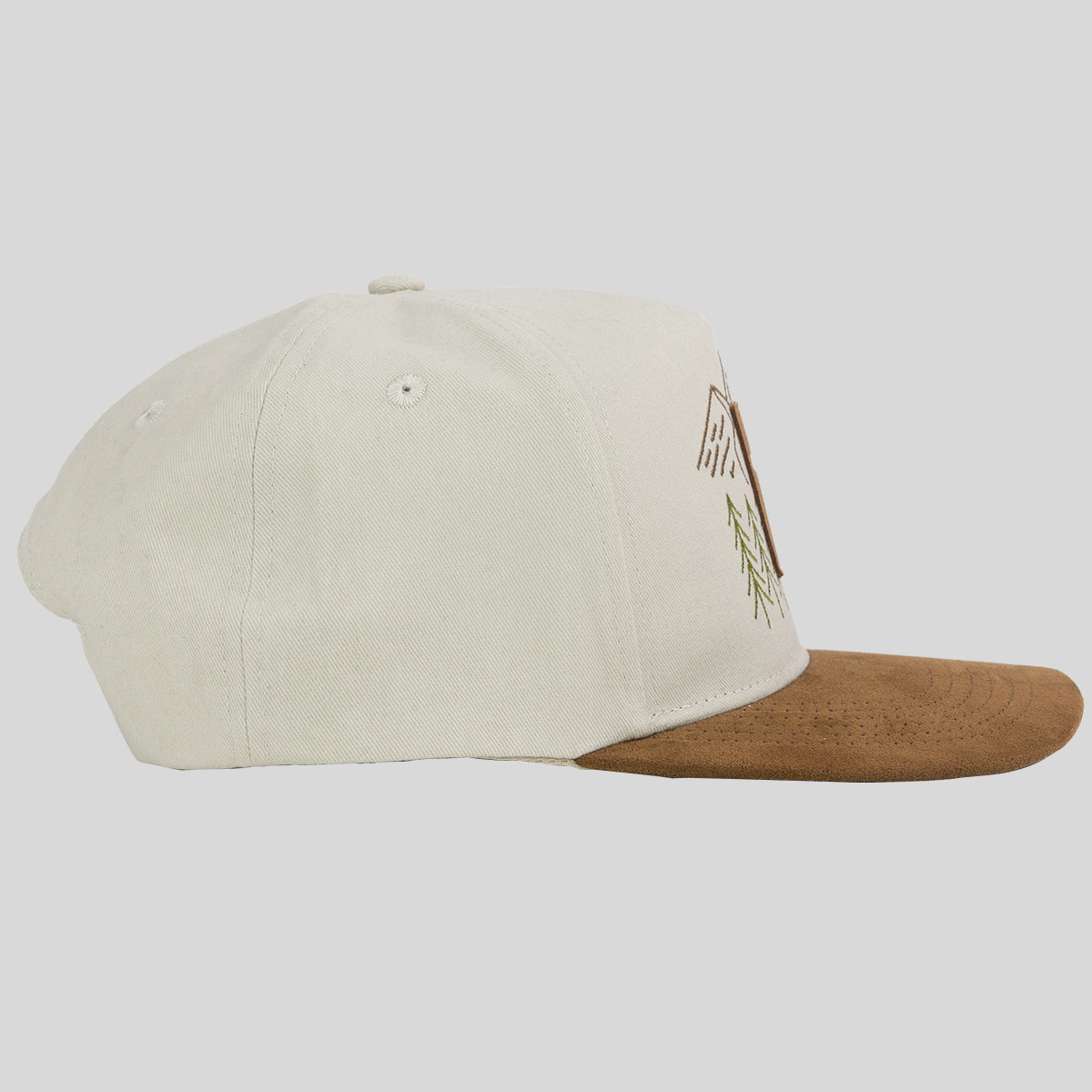 Kerusso Mens Cap Faux Suede Cross Patch