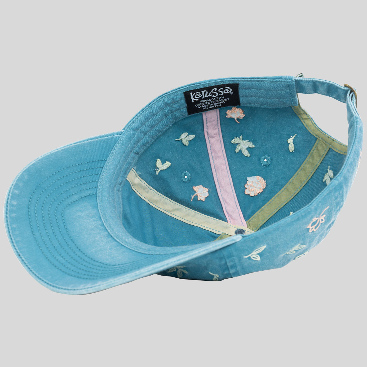 Kerusso Womens Cap Saved By Grace Flowers