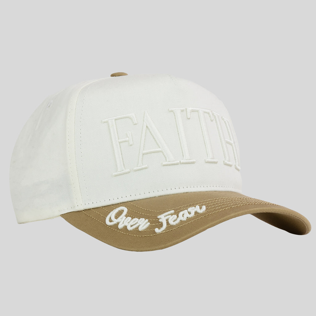 Kerusso Womens Cap Faith Over Fear Two Tone