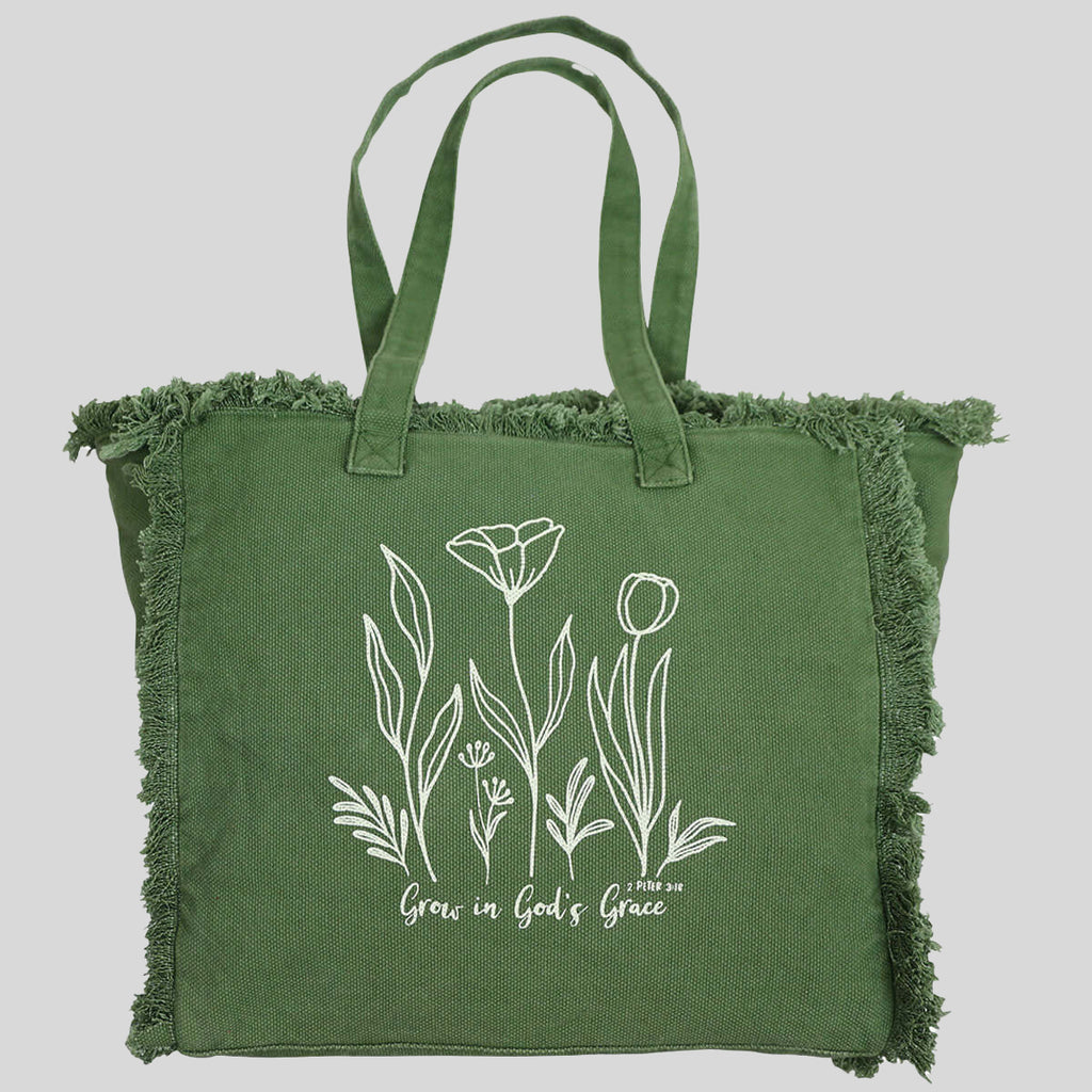 grace & truth Tote Bag Grow In God's Grace