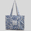 grace & truth Womens Tote Bag Midnight Leaves