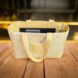 grace & truth Womens Tote Bag Sunburst Lattice