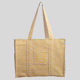 grace & truth Womens Tote Bag Sunburst Lattice