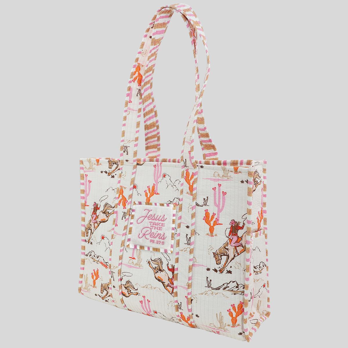 grace & truth Womens Tote Bag Jesus Take the Reins Main image