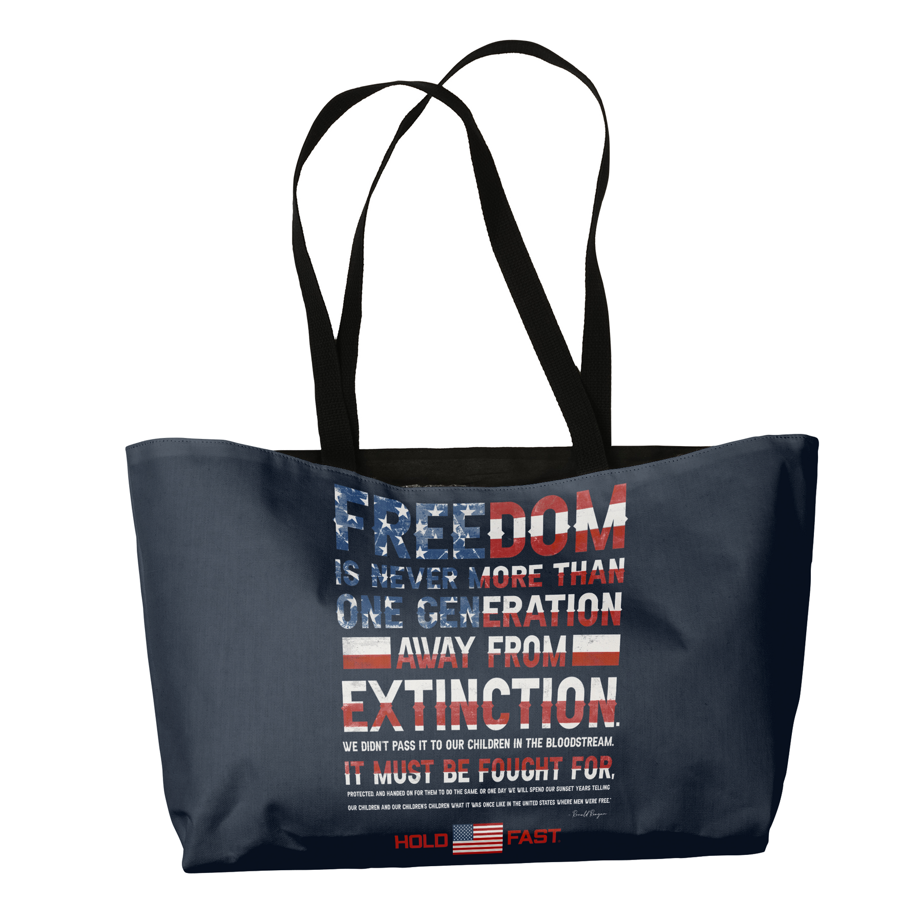 HOLD FAST Reagan Freedom Weekender Tote Bag