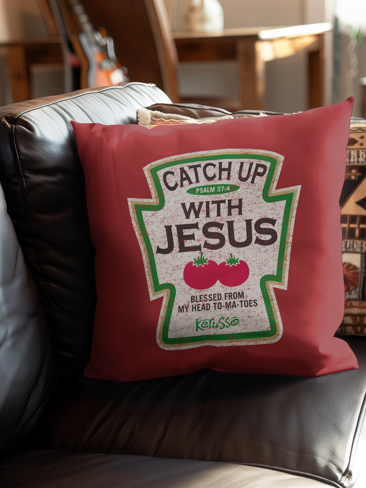 Kerusso Catch Up Square Pillow