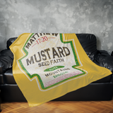 Kerusso Mustard Plush Fleece Blanket