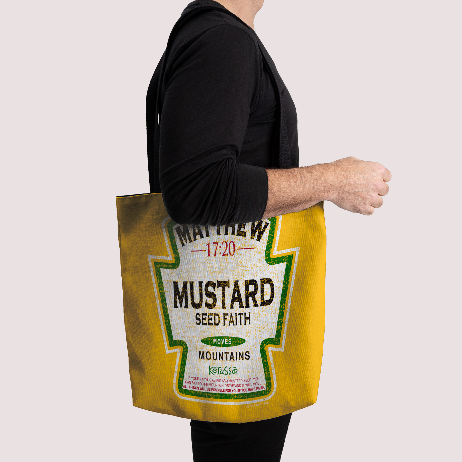 Kerusso Mustard Classic Tote Bag