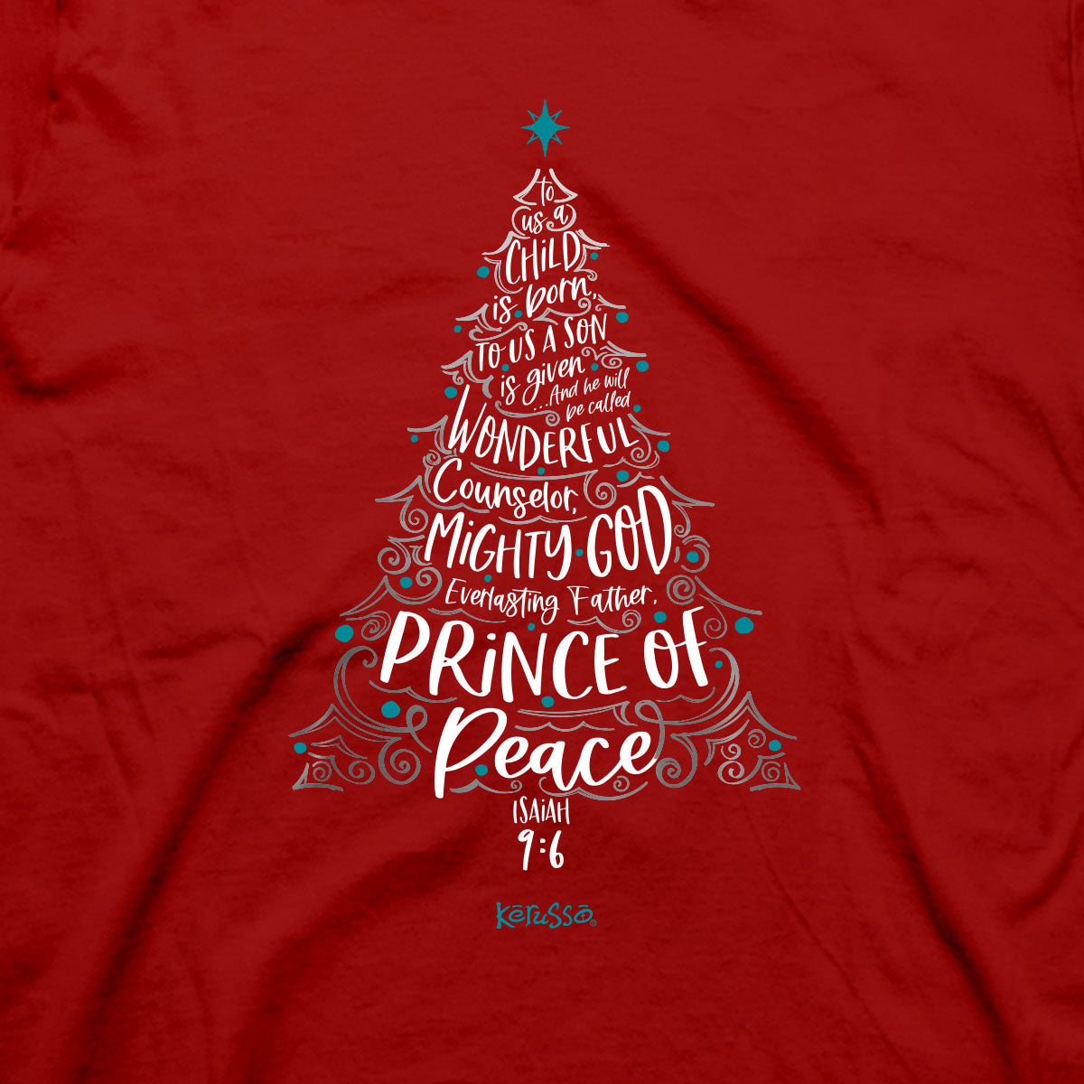 Kerusso Christian Christmas T-Shirt Prince Of Peace
