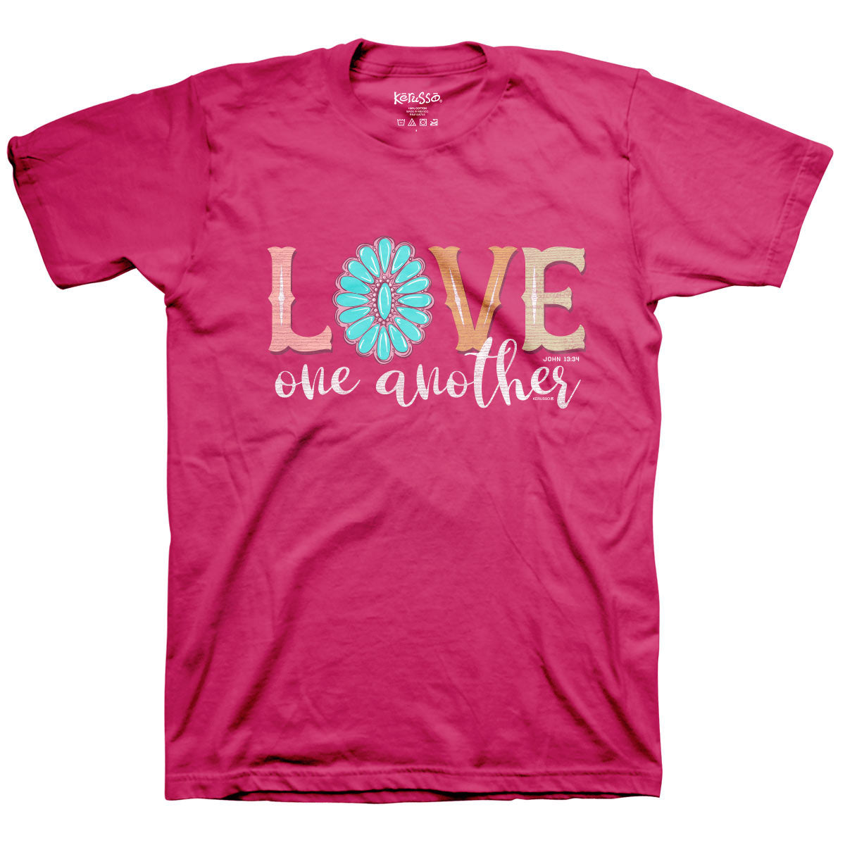 Kerusso Womens T-Shirt Love One Another