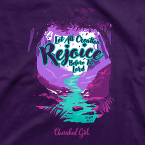 Cherished Girl Womens T-Shirt Rejoice