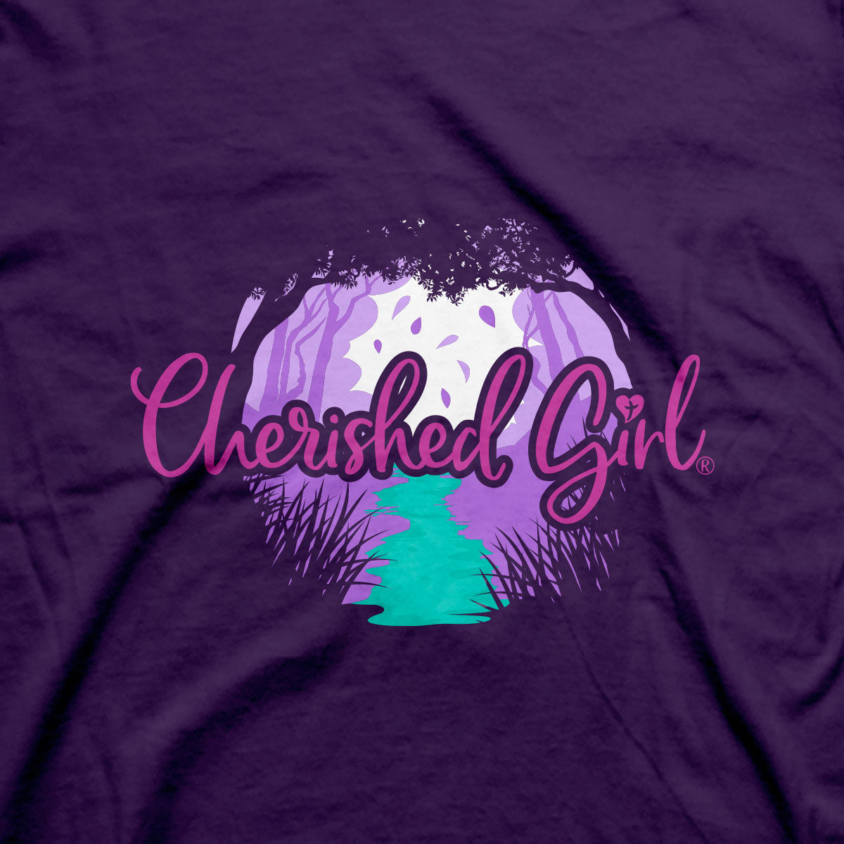 Cherished Girl Womens T-Shirt Rejoice