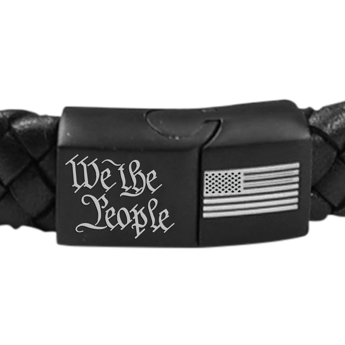 HOLD FAST Mens Bracelet We The People Flag Braided