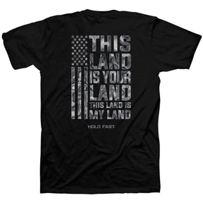 HOLD FAST Mens T-Shirt This Land Is Your Land