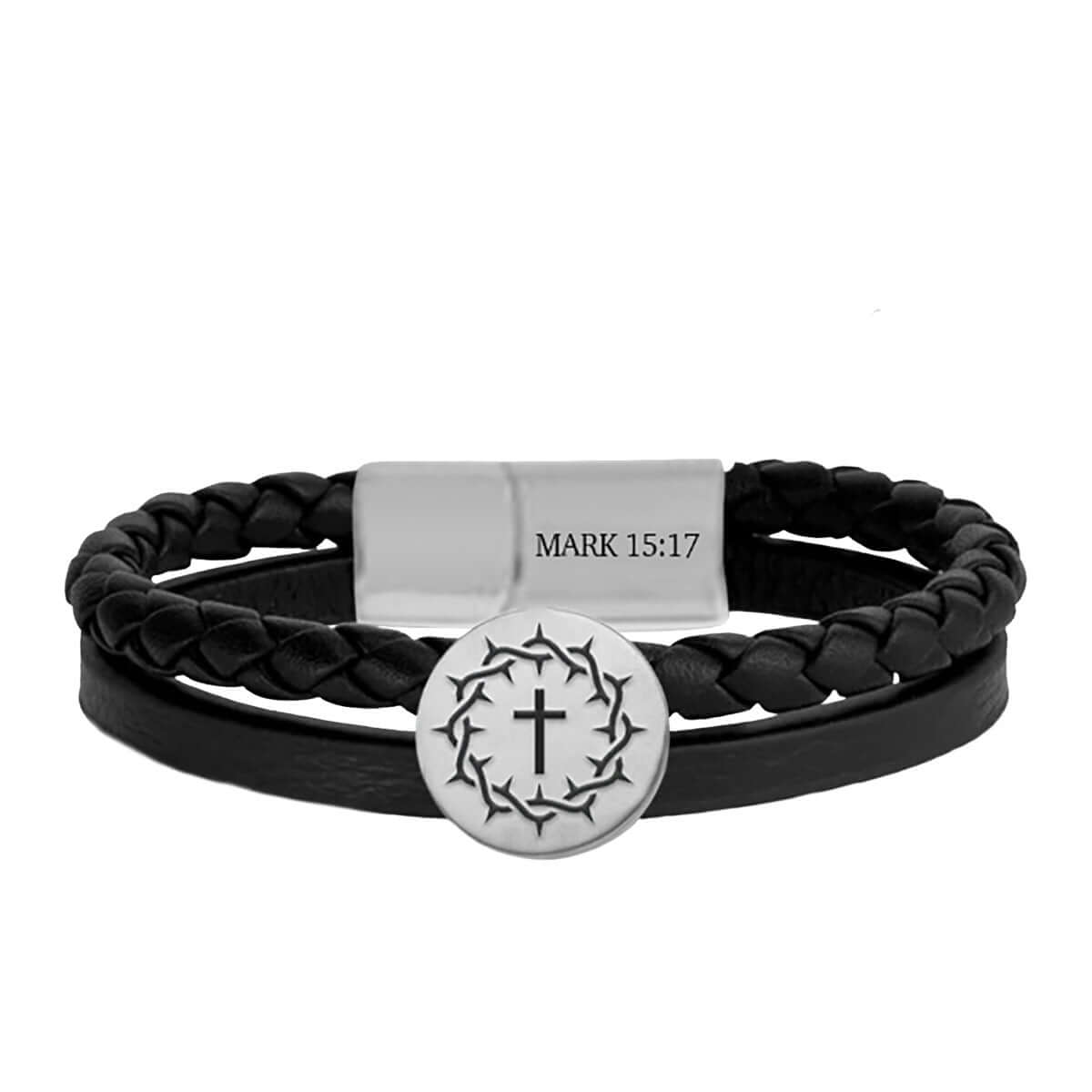 Christian Bracelets | Black Nail Bracelet - Corinthian's Corner