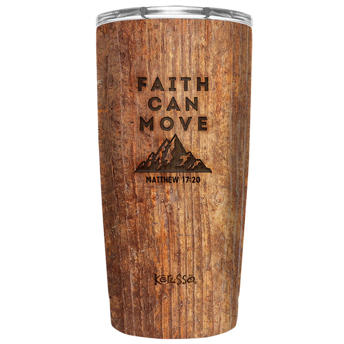 Kerusso Faith Can Move 20 oz Stainless Steel Tumbler