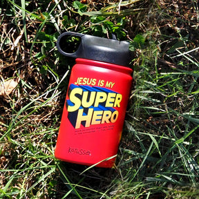 Kerusso 12 oz Stainless Steel Sport Bottle Super Hero
