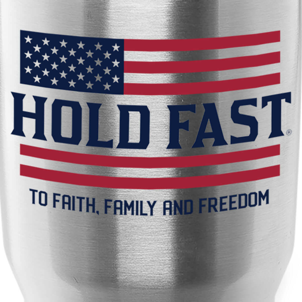 HOLD FAST 30 oz Stainless Steel Tumbler Flag