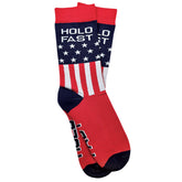 HOLD FAST Socks Patriotic Flag
