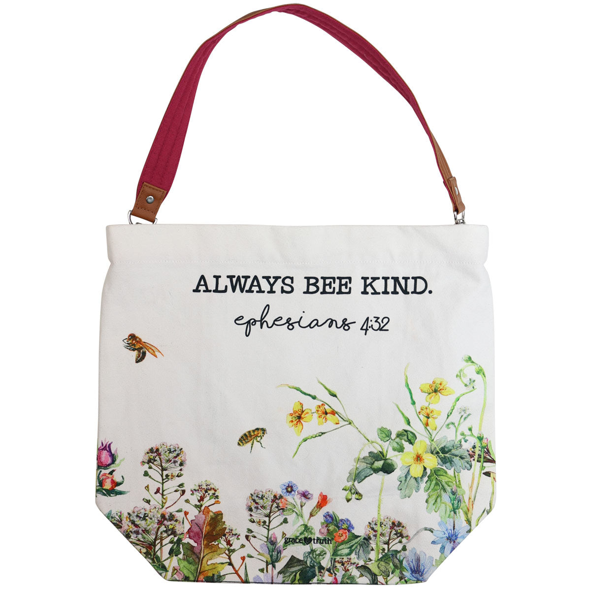 grace & truth Womens Tote Bag Bee Kind